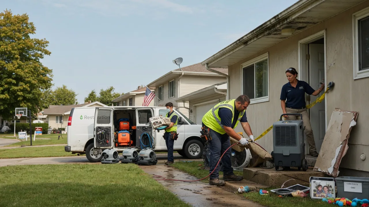 Water Damage Restoration in Waukau, WI near me